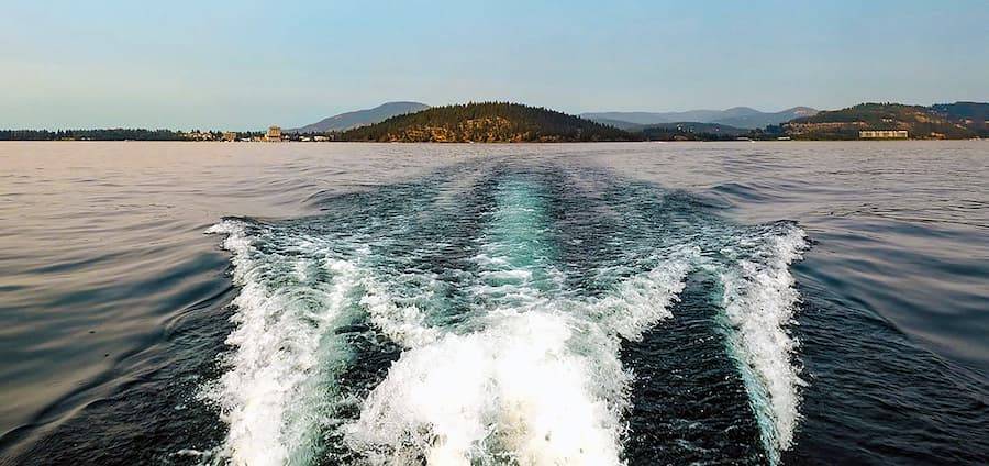 Tubbs Hill Boat Wake